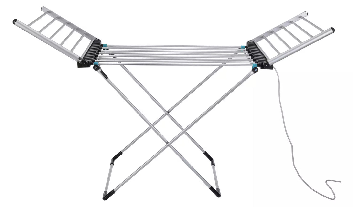 Heated Clothes Airer with Cover