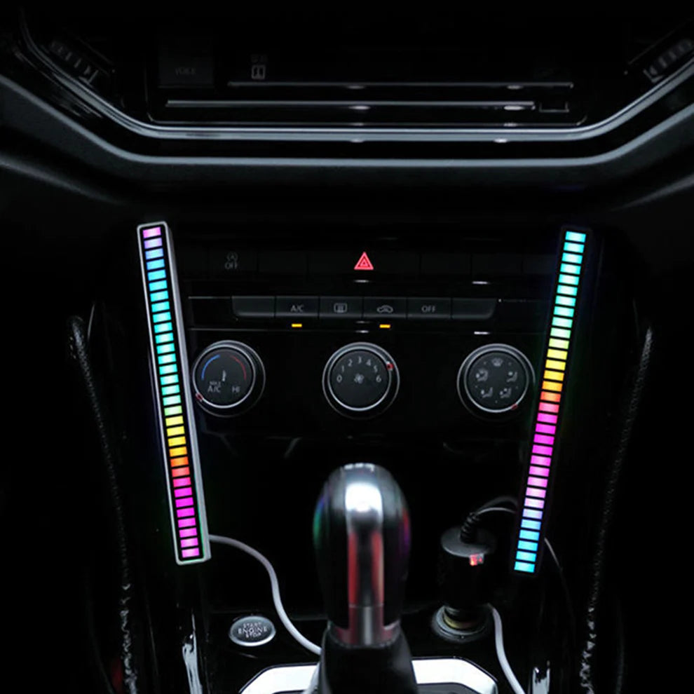 Voice-Activated Music Sync Atmosphere RGB LED Light Bar