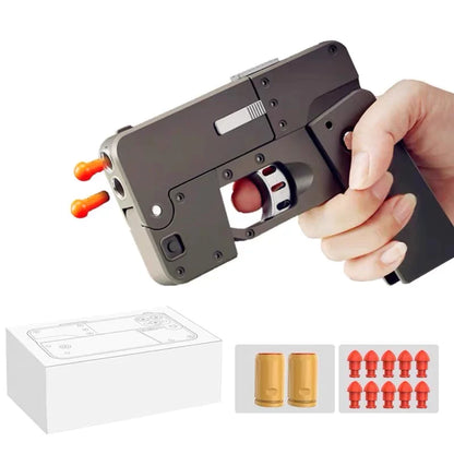 Phone case shaped toy gun