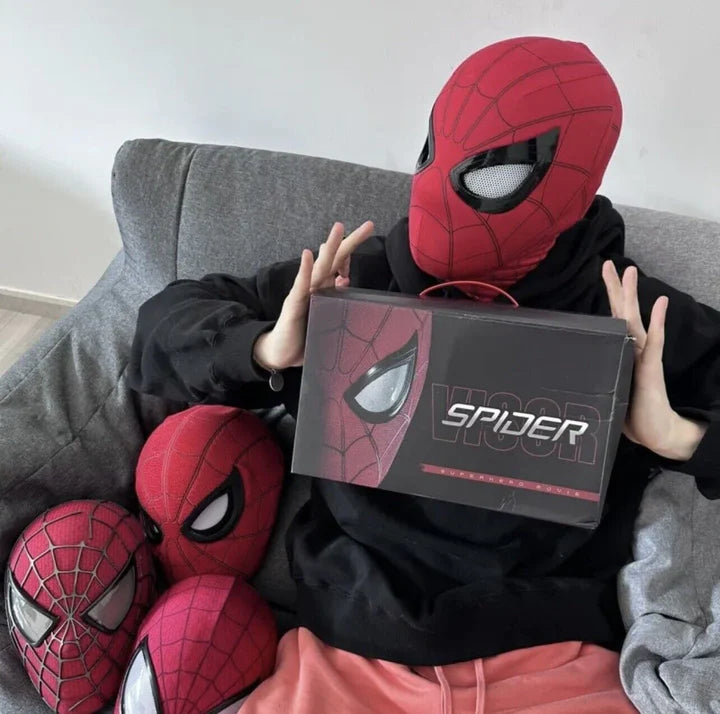 Spider Man Mask With Mechanical Lenses